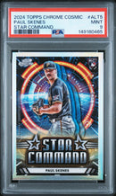 2024 Topps Cosmic Chrome Star Command Paul Skenes 9 PSA #ALT5