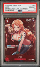 2022 OP JP Starter Deck Straw Hat Crew Standard Battle Winner Nami 10 PSA #007