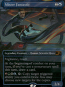 Commander: Marvel Super Heroes Mister Fantastic (Borderless) (Surge Foil) #876