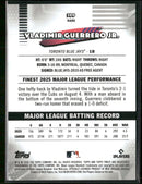 2026 Topps Finest Baseball Orange Mini Diamond Vladimir Guerrero Jr. #300