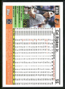 2025 Topps Archives Red Hot Foilboard Cal Ripken Jr. #/50 #230