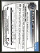 2025 Bowman Chrome Prospect Auto Green Shimmer #/99 Thomas White #CPA-TW