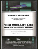 2026 Topps Finest Baseball Auto Aqua Mini Diamond Daniel Schneemann #FMA-DS