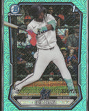 2026 Bowman Chrome Prospects Aqua Geometric Refractor Luis Arana #/125 #BCP-72