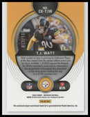 2022 Panini Obsidian Cutting Edge T.J. Watt #/100 #CE-TJW