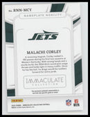 2024 Panini Immaculat Rookie Nameplate Nobility Malachi Corley #/6 Auto #RNN-MCY