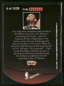 1997-98 SkyBox Z-Force Zebut Tim Duncan #6 ZB