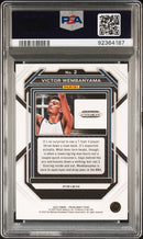 2023 Panini Prizm Draft Picks Red Ice Victor Wembanyama 10 PSA #2