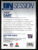 2025 Topps Signature Class In Session Jaxson Dart #IS-15