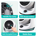 Table Desktop Fan Air Circulator Office Fan with 2 Speeds 270¡ Adjustable Head USB Plug Play for Room Office Kitchen Office