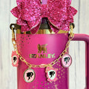 Malibu Girl Deluxe Tumbler Charm Necklace