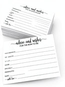 321Done Advice and Wishes for the Mom-To-Be 50 Cards 4 x 6 for Baby Advice