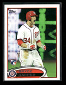 2012 Topps Factory Set Bonus: Rookie Variations Bryce Harper #661