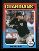 2024 Topps Heritage Mini David Fry Rookie #654