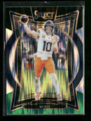 2024 Panini Select Black & Green Prizm Shock Bo Nix Rookie #30