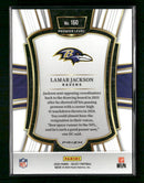 2025 Panini Select Zebra Prizm Shock Lamar Jackson #160