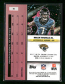 2025 Topps Chrome Cosmic Aqua Equinox Refractor Brian Thomas Jr. #/199 #46