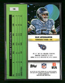2025 Topps Chrome Cosmic Orange Galactic Refractor Elic Ayomanor #/25 #196