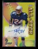 2024 Topps Chrome All-Etch Autographs Yellow Refractor Ty Law #/75 Auto #AEA-TL