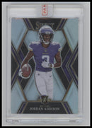2022 Panini Select Silver Prizm Jordan Addison #513 Encased