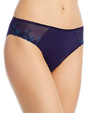 Simone Perele Womens Andora Bikini Panty in Blue, Size XS