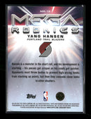 2025-26 Bowman Mega Rookies Yellow Mojo Yang Hansen #/75 #MR-16