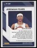 2025-26 Panini Basketball Pen Pals Auto Jeremiah Fears #PP-JMF