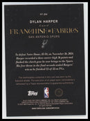 2025-26 Topps Franchise Fabrics Dylan Harper #FF-DH
