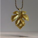 Metal Fall Leaf Charm - Tumbler Handle Charm