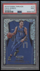2018 Panini Threads Dazzle Luka Doncic 9 PSA #141