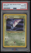 2001 Pokemon Neo Revelation Golbat 10 PSA #29