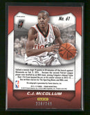 2014-15 Panini Prizm Autographs Prizms Blue Pulsar C.J. McCollum #/249 Auto #61
