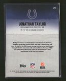 2025 Topps Signature Class Red Lava Jonathan Taylor #/25 #25