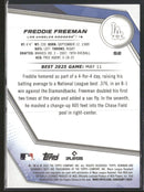 2025 Bowman's Best Purple Lazer Refractors Freddie Freeman #/250 #52