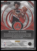2022-23 Panini Spectra Aspiring Autographs Purple Shaedon Sharpe #/35