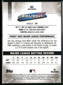 2026 Finest Green Mini-Diamond Refractors Mike Trout #/99 #114