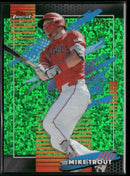 2026 Finest Green Mini-Diamond Refractors Mike Trout #/99 #114