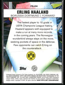 2020-21 Topps Chrome UEFA Champions League Future Stars Erling Haaland #FS-EH