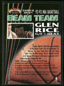 1992-93 Stadium Club Beam Team Members Only Glen Rice #8