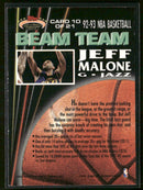 1992-93 Stadium Club Beam Team Members Only Jeff Malone #10