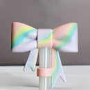 Lover 3D Bow Straw Topper