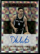 2017-18 Hoops Rookie Autographs Red Derrick White #/25 Auto #RA-DWT