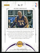 2016-17 Panini Excalibur Jousting Kobe Bryant #27