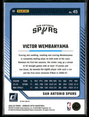 2024-25 Donruss Optic Holo Victor Wembanyama #45
