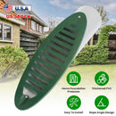 4Inch Green Angled Yard Drainage Pipe With Sloped Grate Yard Drain Emitter For Sump Pump Discharge Downspout Extensions Inlet Outlet Yard Drain Compat