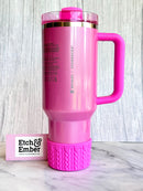 WINTER PINK MACRAME Tumbler Boot