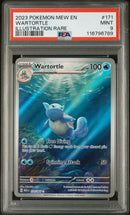 2023 Pokemon Mew En-151 Illustration Rare Wartortle 9 PSA #171