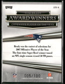 2008 Playoff Prestige Award Winners Foil Tom Brady #/100 #AW-4