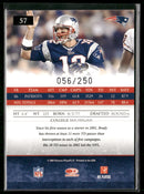 2007 Donruss Gridiron Gear Silver Holofoil X's Tom Brady #/250 #57