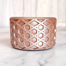 Rose Gold Metallic Waffle Tumbler Boot -Fall fits 20-40oz